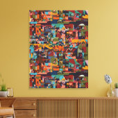 Steden van Ethiopië Canvas Afdruk (Insitu (Woonkamer))