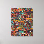 Steden van Ethiopië Canvas Afdruk (Voorkant)