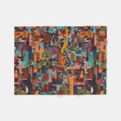 Steden van Ethiopië Fleece Deken (Voorkant (Horizontaal))