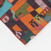 Steden van Ethiopië Fleece Deken (Hoek)