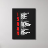 Steden van Isaan, Thailand Canvas Afdruk (Voorkant)