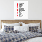 Steden van Isaan, Thailand Canvas Afdruk (Insitu (Slaapkamer))