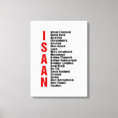 Steden van Isaan, Thailand Canvas Afdruk (Voorkant)