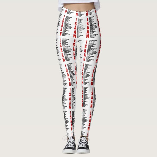 Steden van Isaan, Thailand Leggings (Voorkant)