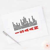 Steden van Isaan, Thailand Rechthoekige Sticker (Envelop)