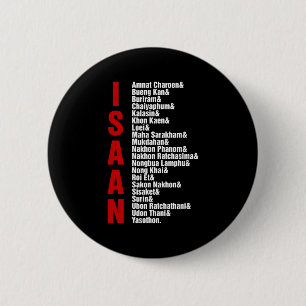 Steden van Isaan, Thailand Ronde Button 5,7 Cm