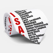 Steden van Isaan, Thailand Stropdas (Opgerold)