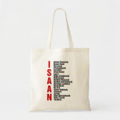 Steden van Isaan, Thailand Tote Bag (Voorkant)