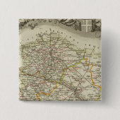 Steden Vierkante Button 5,1 Cm (Voorkant)