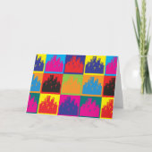 Stedenbouw Pop Art Kaart (Voorkant)