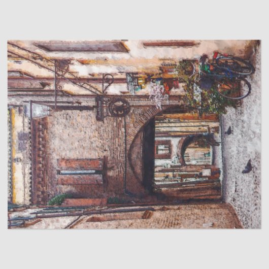  stedenbouwkundige Weg-deduplicatieweefselpapier Tissuepapier (Voorkant)