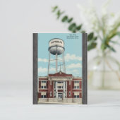 Stedenhuis en watertank Humboldt, Tena, Briefkaart (Staand voorkant)