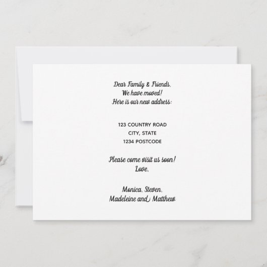 Stedenland groene, witte, bewegende aankondiging (Achterkant)