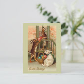 Stedenpaasbundels met Lamb-Vintage Feestdagenkaart (Staand voorkant)