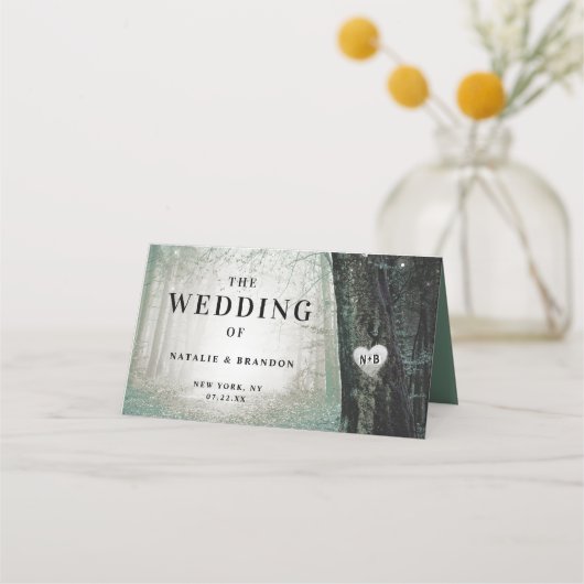 steeds meer | Betoverd bos | MOSS-tabelnummer Plaatskaartje (Achterkant)