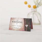 steeds meer | Betoverd bos | Roze tabelnummer Plaatskaartje (Achterkant)