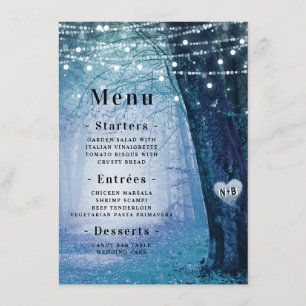 steeds meer   Betoverd sprookjesbos   Blauw diner Menu