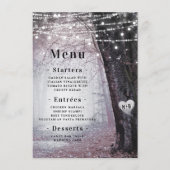 steeds meer | Betoverd sprookjesbos | Mauve Dinner Menu (Voorkant)