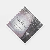 steeds meer | Betoverd sprookjesbos | Mauve Dinner Servet (Hoek)