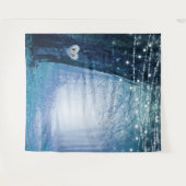 steeds meer | Betoverde Bos Bruiloft Foto Achtergr Wandkleed (Voorkant (horizontaal))