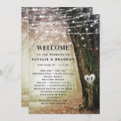 steeds meer | Betoverde Fairy Forest Amber Ceremon Programmakaart (Voorkant / Achterkant)