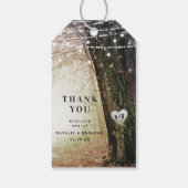 steeds meer | Betoverde Fairy Forest Amber Dank u Cadeaulabel (Achterkant)