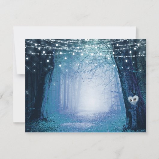 steeds meer | Betoverde Fairy Forest Liefde en Bed Bedankkaart (Achterkant)