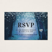 steeds meer | Betoverde Forest Blue RSVP Insert-Ka Visitekaartje (Voorkant)