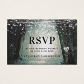 steeds meer | Betoverde Forest Moss RSVP Insert-Ka Visitekaartje (Voorkant)