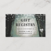 steeds meer | Enchanted Forest Shower Gift Registr Informatiekaartje (Voorkant)