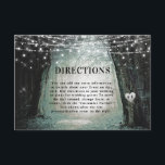 steeds meer | Enchanted Forest Wedding Directions Informatiekaartje<br><div class="desc">steeds meer | Betoverd sprookjesbos | Moss Green Wedding Invitation Suite. Dromerige magische fantasie bos, met etherische strijklichten en sprookjesorbs gloeien en sprankelen rondom. Het afbeelding heeft een maanverlichte gloed, voor een romantische avond bruiloft locatie verlicht. Dit betoverende ontwerp is zeker om uw gasten te betoveren! De aanpasbare tekst wordt...</div>