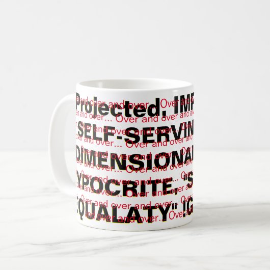 Steeds opnieuw... koffiemok (Voorkant links)