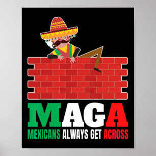 Steeds over Anti Funny Mannen Mexico Pride Poster