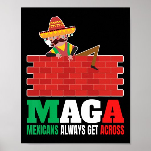 Steeds over Anti Funny Mannen Mexico Pride Poster (Voorkant)
