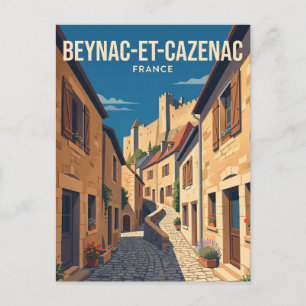 Steeg in Beynac-et-Cazenac Frankrijk Briefkaart