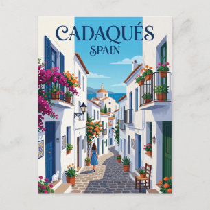 Steeg in Cadaques Spanje Spanje Briefkaart