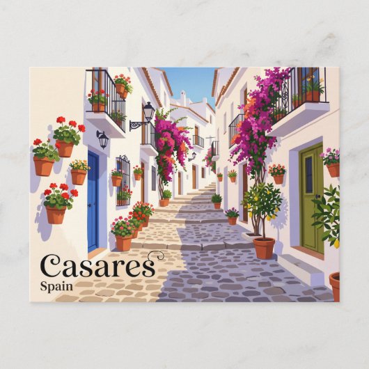 Steeg in Casares Spanje Briefkaart (Voorkant)