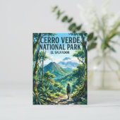 Steeg in Castelmezzano Italië Briefkaart (Staand voorkant)