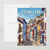 Steeg in Cudillero Spanje Briefkaart (Voorkant / Achterkant)