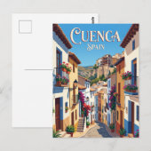 Steeg in Cuenca Spanje Briefkaart (Voorkant / Achterkant)
