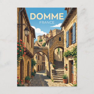Steeg in Domme (Bastide de Domme) Frankrijk Briefkaart