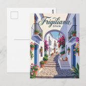 Steeg in Frigiliana Spanje Briefkaart (Voorkant / Achterkant)