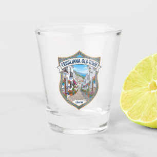 Steeg in Frigiliana Spanje Shot Glas