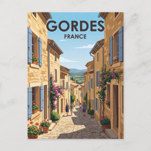 Steeg in Gordes Frankrijk Briefkaart