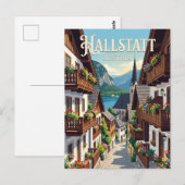 Steeg in Hallstatt Oostenrijk Briefkaart (Voorkant / Achterkant)