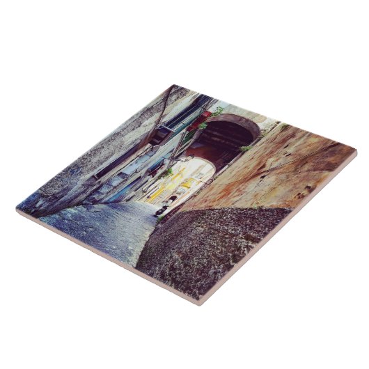 Steeg in Italië (groot) Tegeltje (Zijkant)