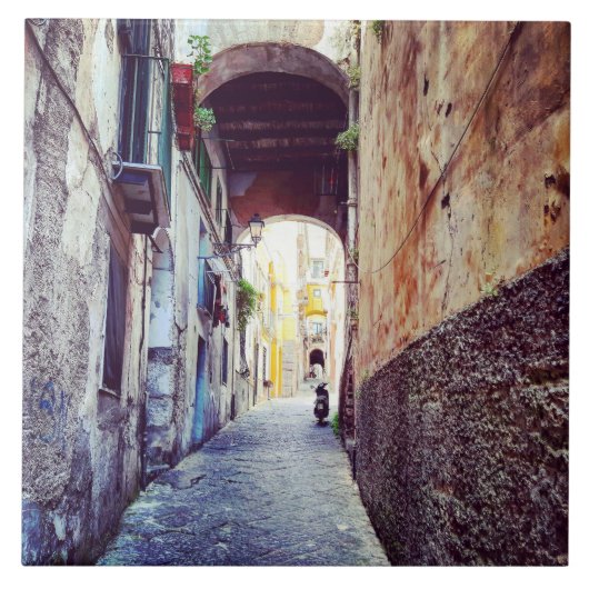 Steeg in Italië (klein) Tegeltje (Voorkant)