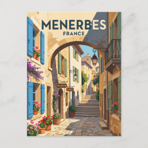 Steeg in Ménerbes Frankrijk Briefkaart