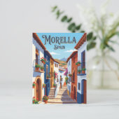Steeg in Morella, Spanje Spanje Briefkaart (Staand voorkant)