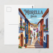 Steeg in Morella, Spanje Spanje Briefkaart (Voorkant / Achterkant)